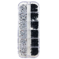 Box Nail Art Flat Back Crystal Rhinestone